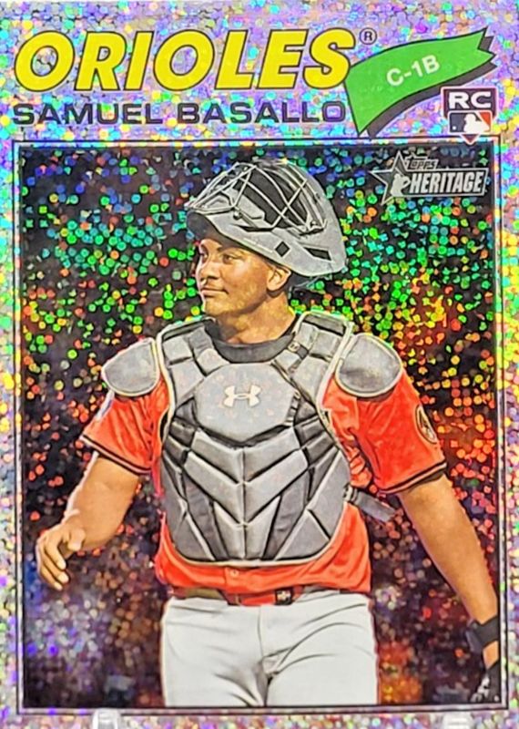 2026 Topps Heritage #175 Chrome - Silver Sparkle Refractor