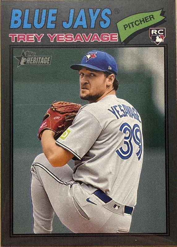 2026 Topps Heritage #245 Dark Gray Border