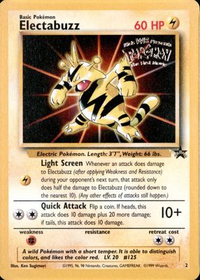 1999 Wizards Black Star Promo #2 Base (Movie Promo)