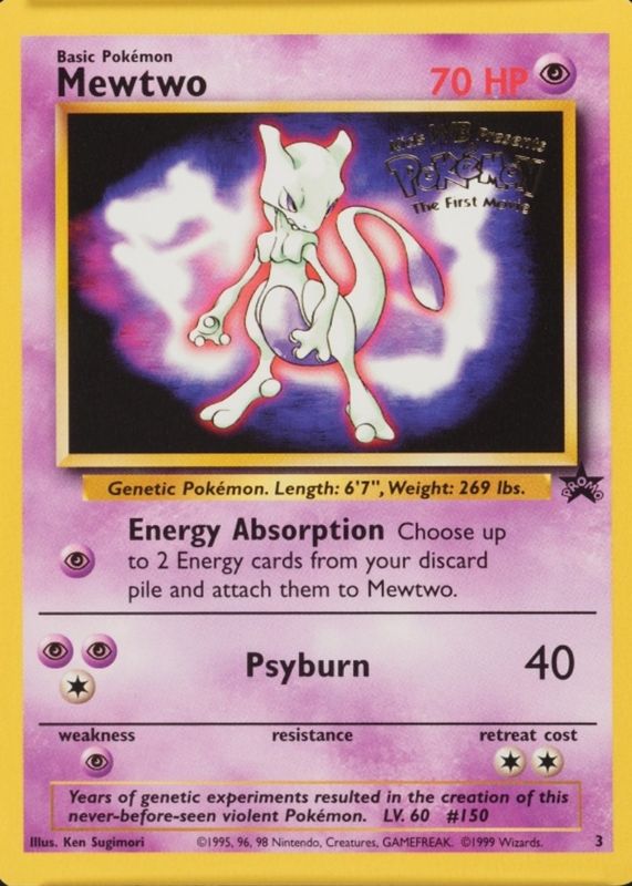 1999 Wizards Black Star Promo #3 Base (Movie Promo)