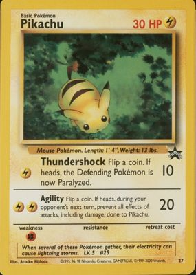 2001 Wizards Black Star Promo #27 Base (League Play)