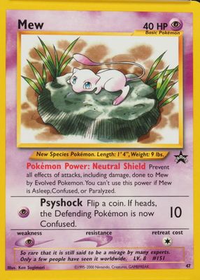 2002 Wizards Black Star Promo #47 Base (League Play)