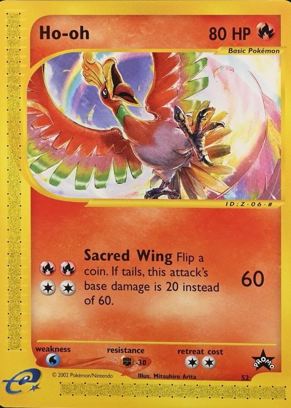 2002 Wizards Black Star Promo #52 Base (Nintendo Power Magazine)