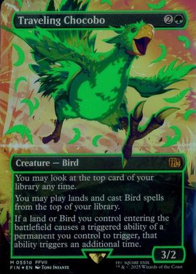 2025 Final Fantasy #551d Borderless (Neon Ink Green)