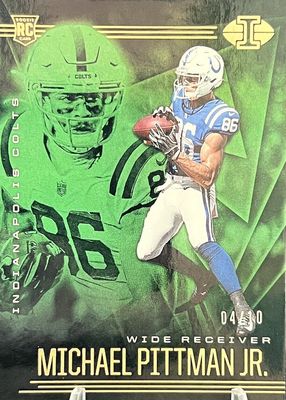 2020 Illusions #23 Trophy Collection Green /10