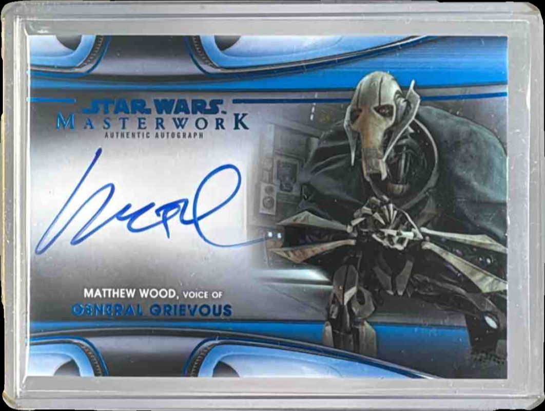 2021 Topps Star Wars Masterwork #MWA-MW Autographs Blue Foil /99