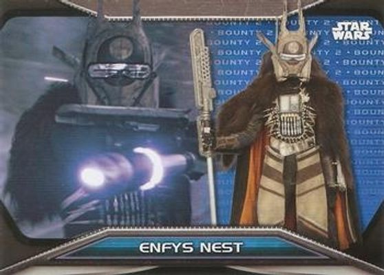 2021 Topps Star Wars Bounty Hunters #B2-43 Bounty Level 2 Blue