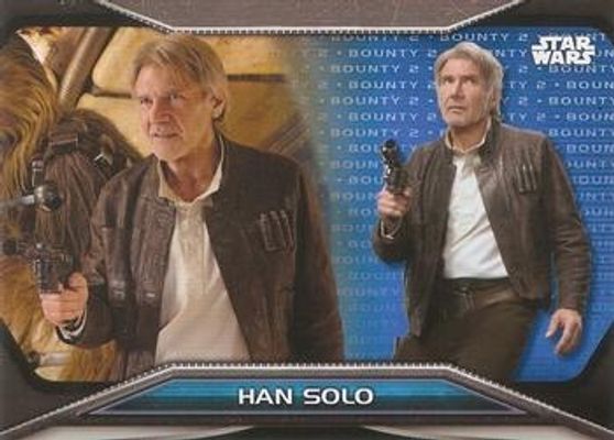 2021 Topps Star Wars Bounty Hunters #B2-20 Bounty Level 2 Blue