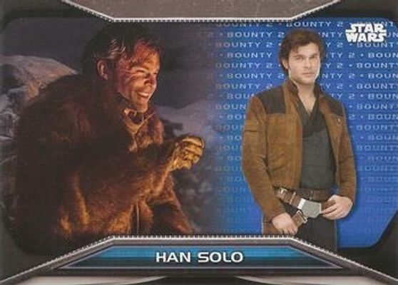 2021 Topps Star Wars Bounty Hunters #B2-15 Bounty Level 2 Blue