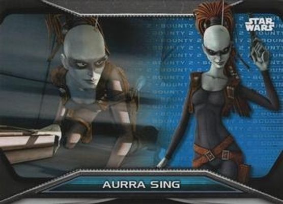 2021 Topps Star Wars Bounty Hunters #B2-7 Bounty Level 2 Blue