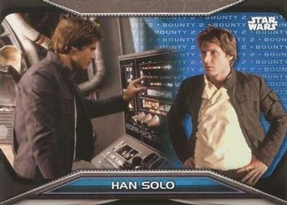 2021 Topps Star Wars Bounty Hunters #B2-17 Bounty Level 2 Blue