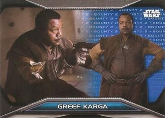 2021 Topps Star Wars Bounty Hunters #B2-29 Bounty Level 2 Blue