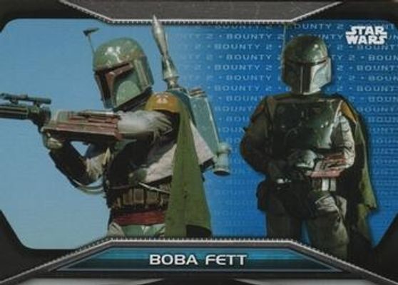2021 Topps Star Wars Bounty Hunters #B2-13 Bounty Level 2 Blue