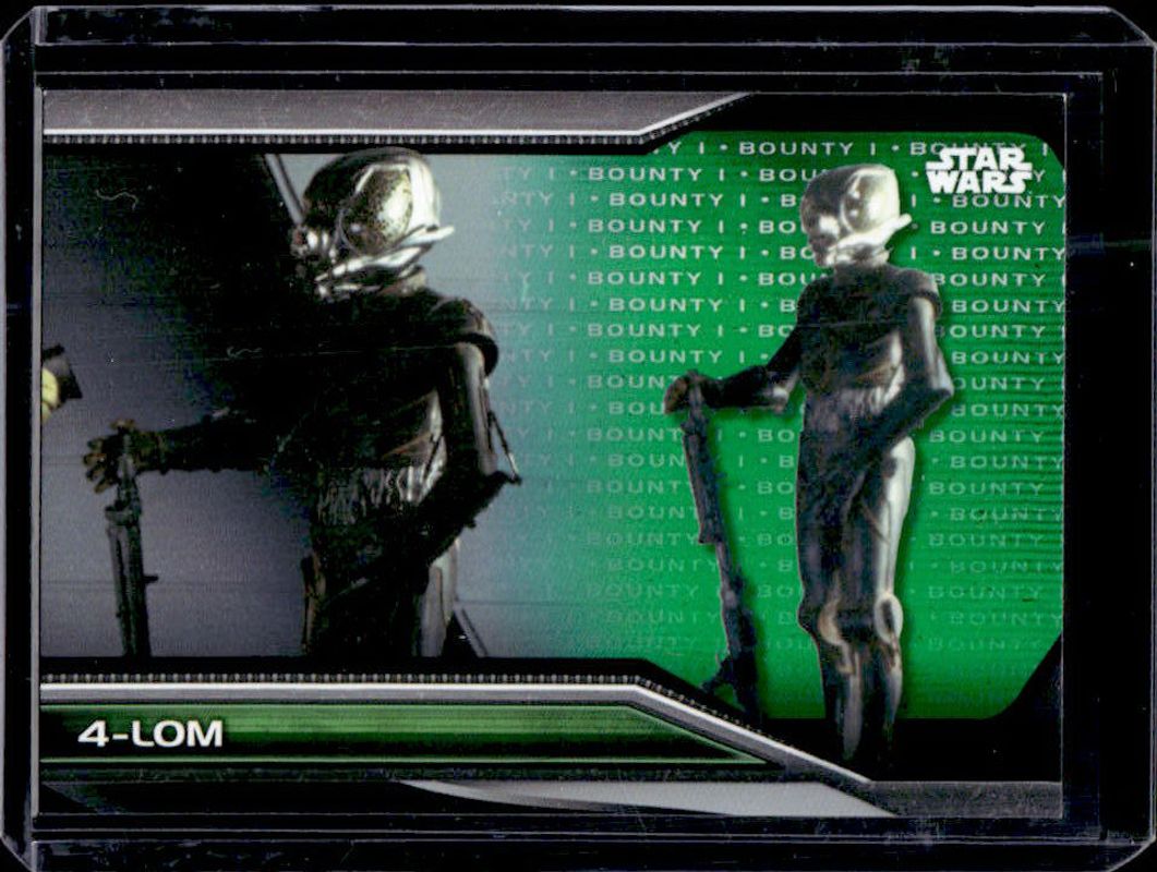 2021 Topps Star Wars Bounty Hunters #B1-94 Bounty Level 1 Green /150