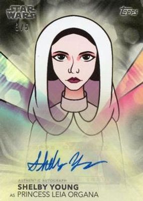 2020 Topps Women of Star Wars #A-SY Autographs Black /5