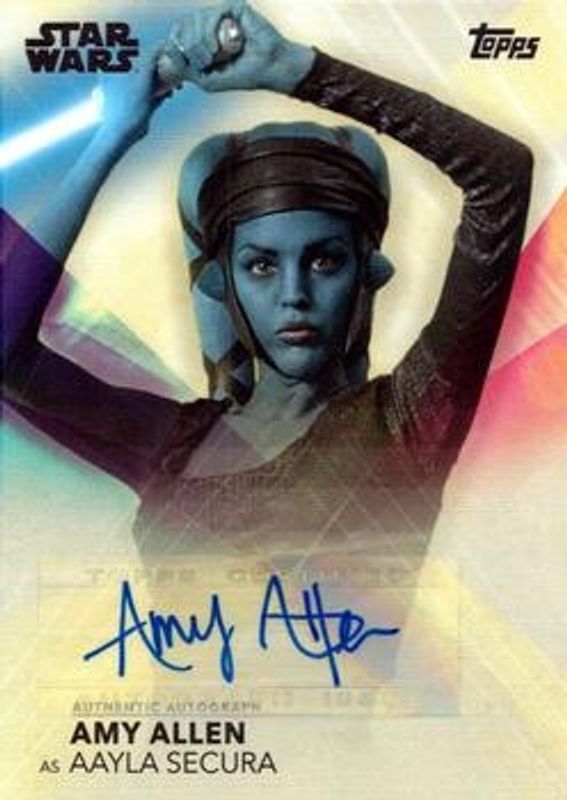 2020 Topps Women of Star Wars #A-AA Autographs