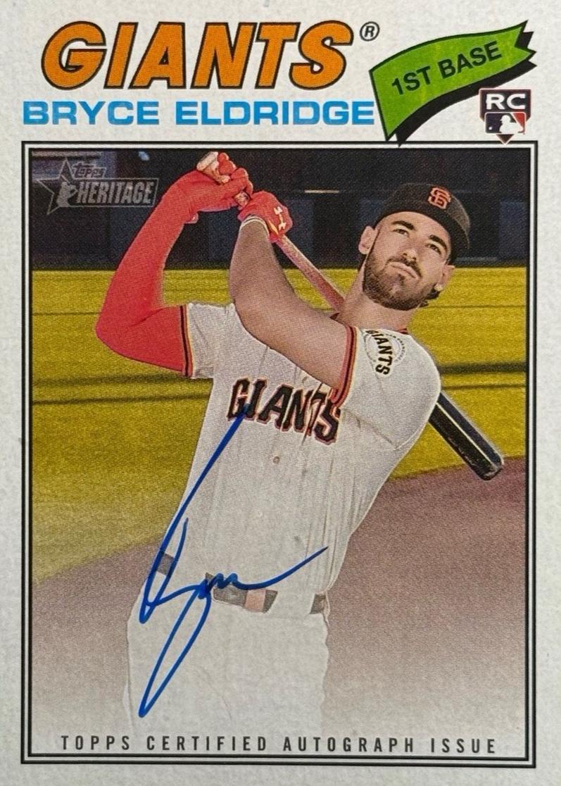 Bryce Eldridge Baseball Cards Price Guide - Sports Card Investor