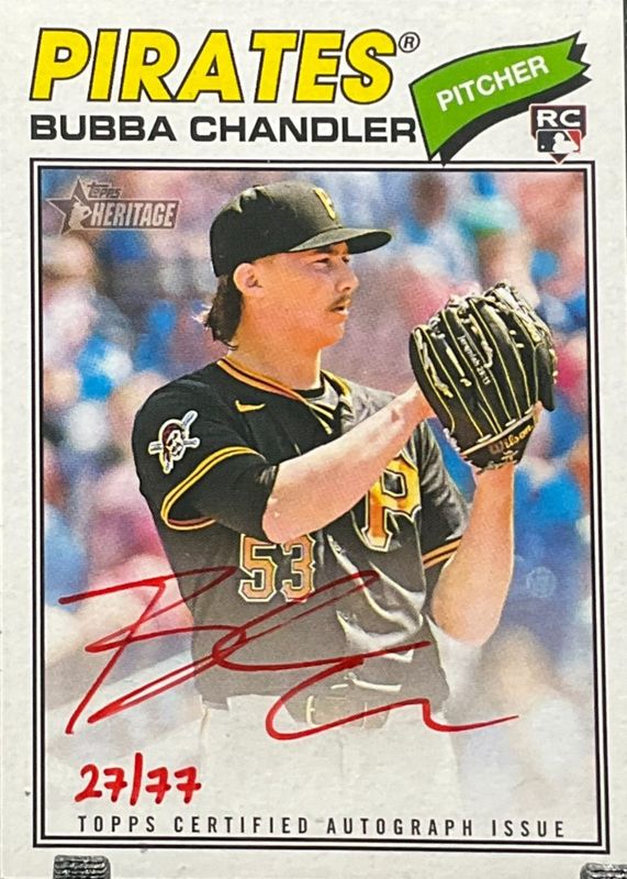 2026 Topps Heritage #ROA-BC Real One Autographs - Red Ink /77