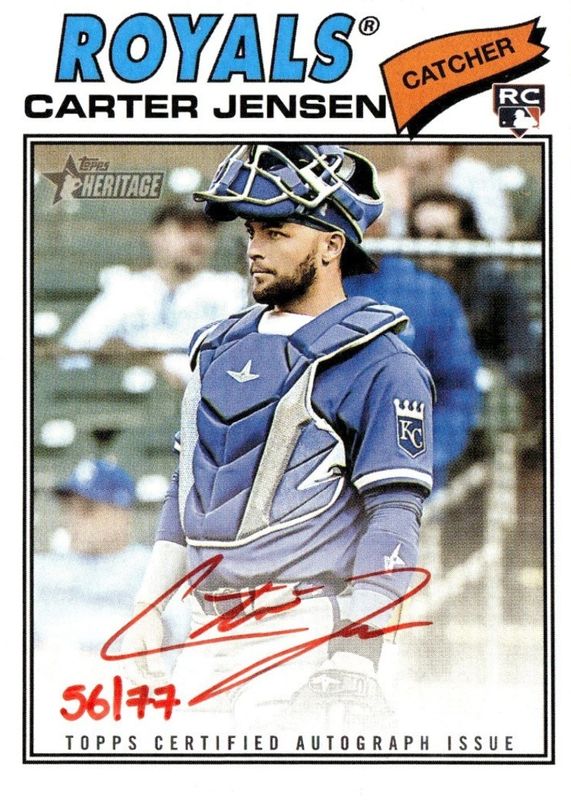 2026 Topps Heritage #ROA-CJ Real One Autographs - Red Ink /77