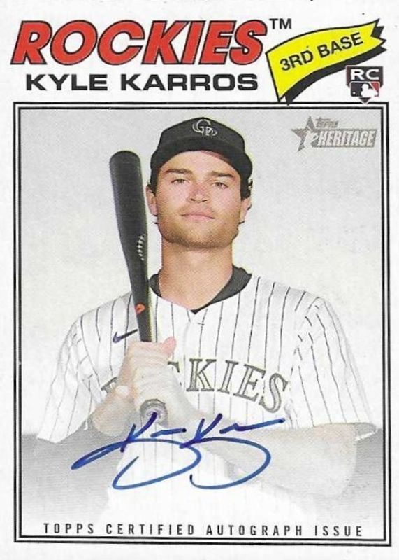 2026 Topps Heritage #ROA-KK Real One Autographs