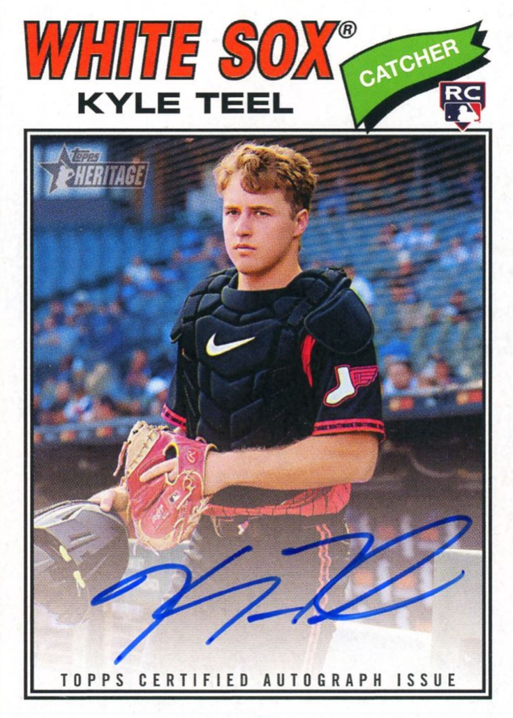 Kyle Teel 2026 Topps Heritage #ROA-KT Real One Autographs Price