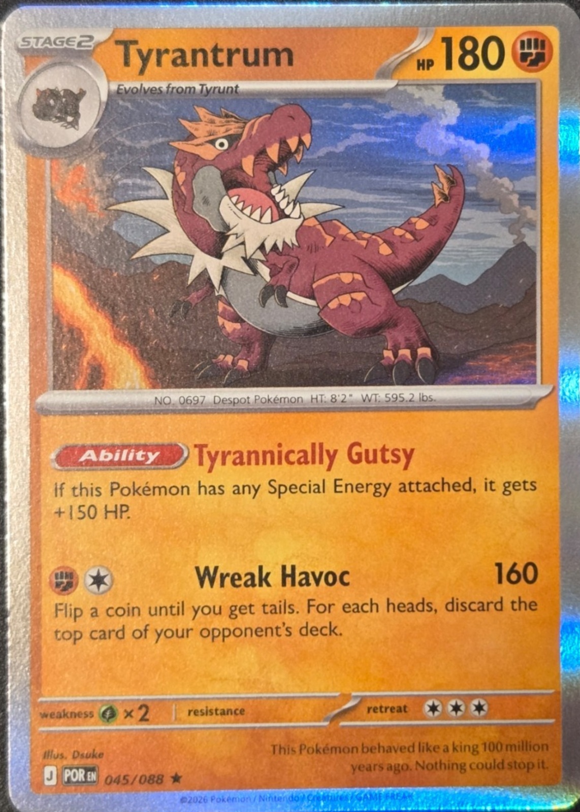 mega tyrantrum pokemon card Crabominable | TCG Pocket Promo Retreat cost Tyrantrum flex. A Mega Evolutions