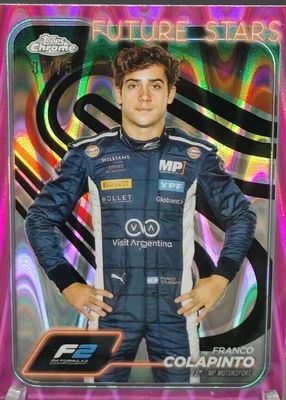 2024 Topps Chrome Formula 1 #24 Pink RayWave Refractor /75