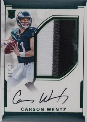 2016 National Treasures #102 Rookie Patch Auto - Numbers Green (/11)