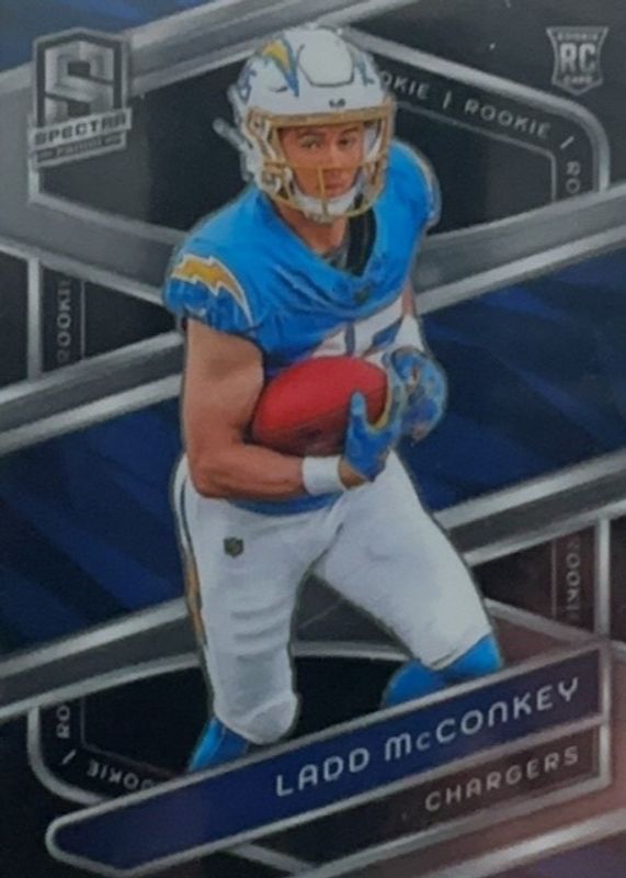 Ladd McConkey 2024 Spectra #127 Base Rookie RAW