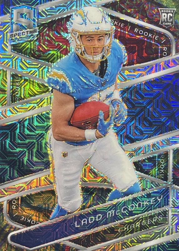 Ladd McConkey 2024 Spectra #127 Meta /25 Rookie RAW