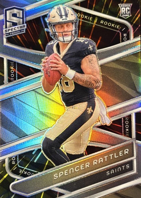 Spencer Rattler 2024 Spectra #153 Hyper /75 Rookie RAW