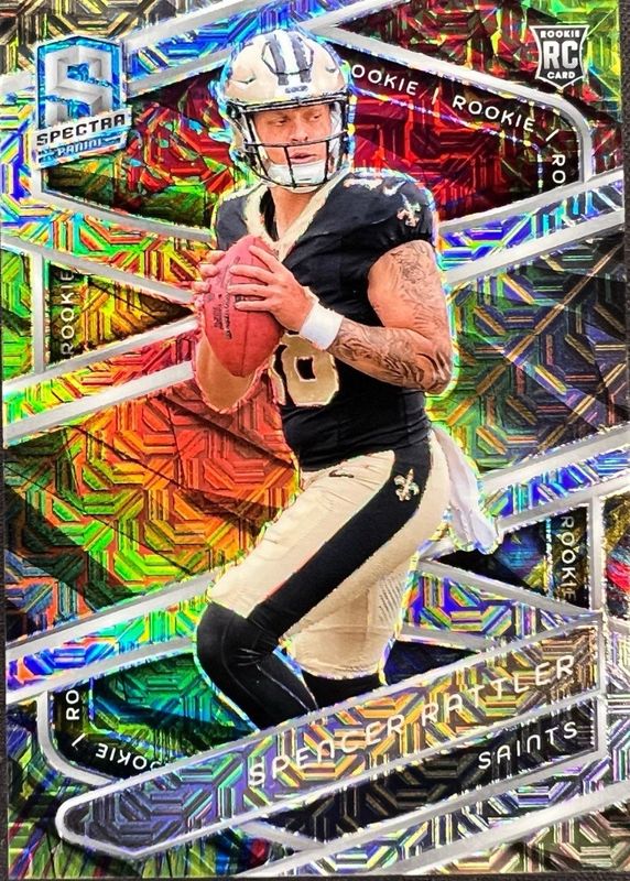 Spencer Rattler 2024 Spectra #153 Meta /25 Rookie RAW
