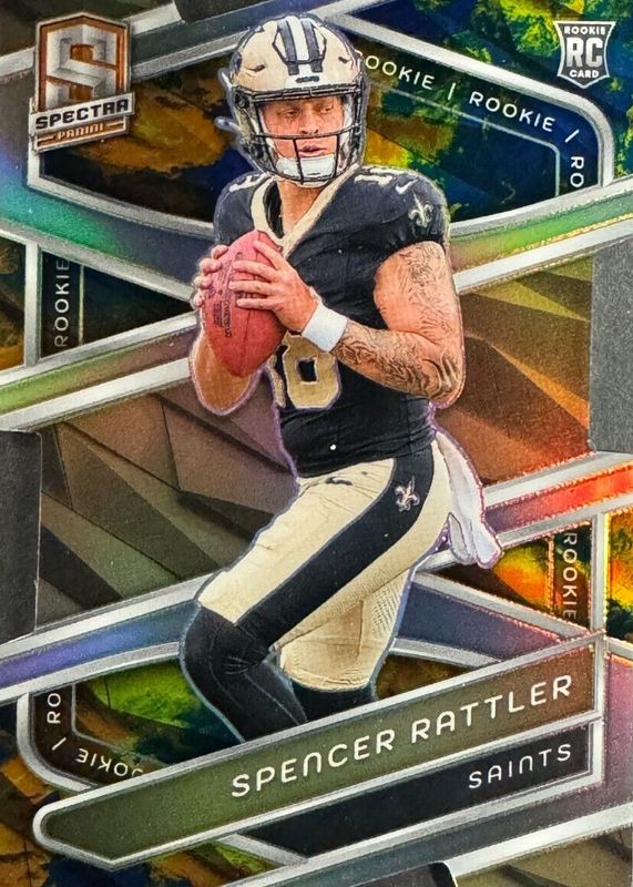 Spencer Rattler 2024 Spectra #153 Universal Die-Cut /10 Rookie RAW