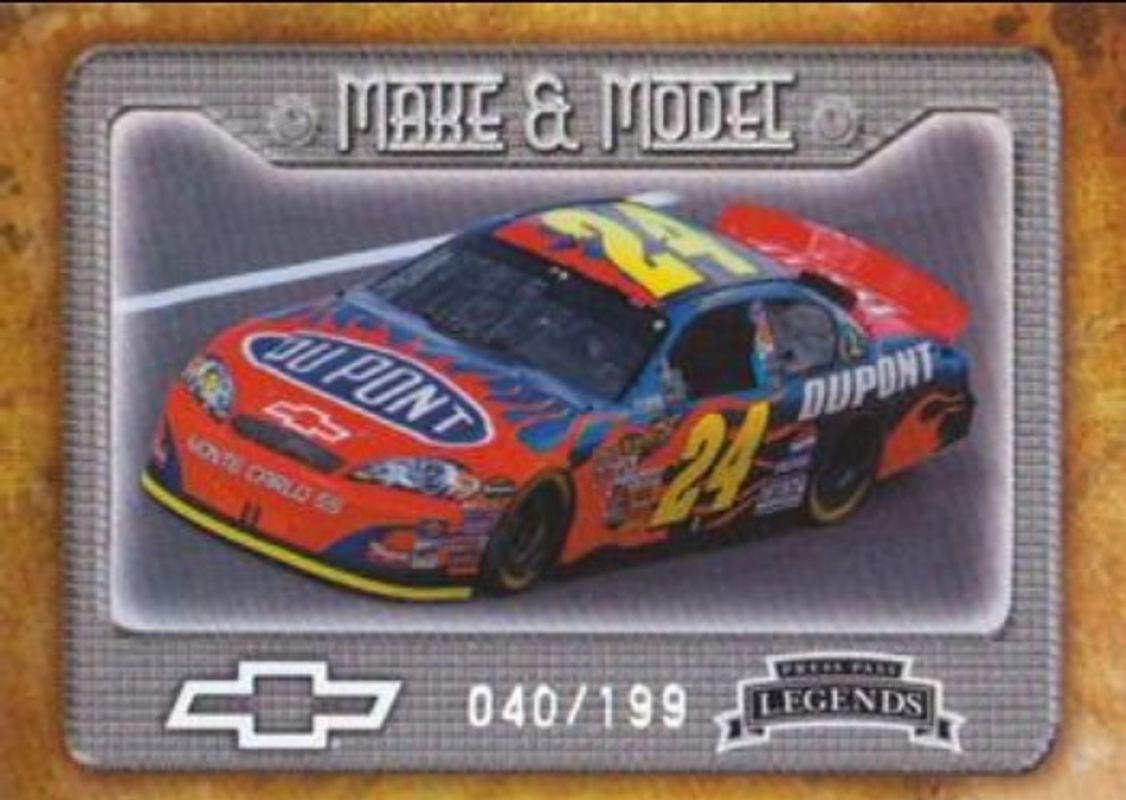 2010 Press Pass Legends #M&amp;M-9 Make & Model - Holofoil /199