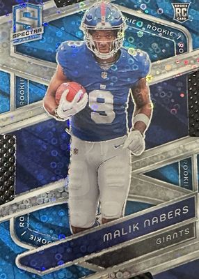 2024 Spectra #5 Neon Blue Die-Cut /50