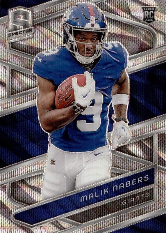 Malik Nabers 2024 Spectra #5 Wave /11 Rookie RAW