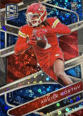 2024 Spectra #7 Neon Blue Die-Cut /50