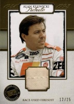 2013 Press Pass Legends #AKM-AK Alan Kulwicki Tribute Memorabilia - Gold /25