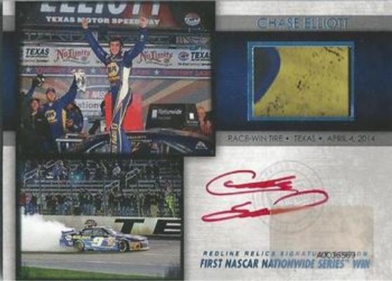 2014 Press Pass Redline #RRFW-CE First Win Blue /5