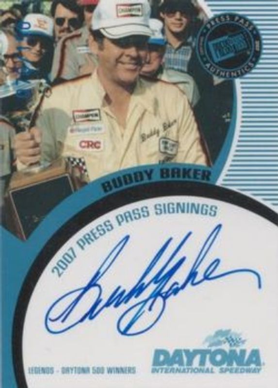 2007 Press Pass Signings Blue Daytona /150