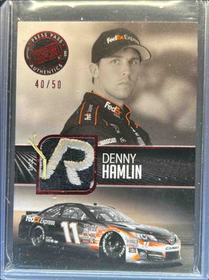 2013 Press Pass Redline #RR-DH Relics - Red /50