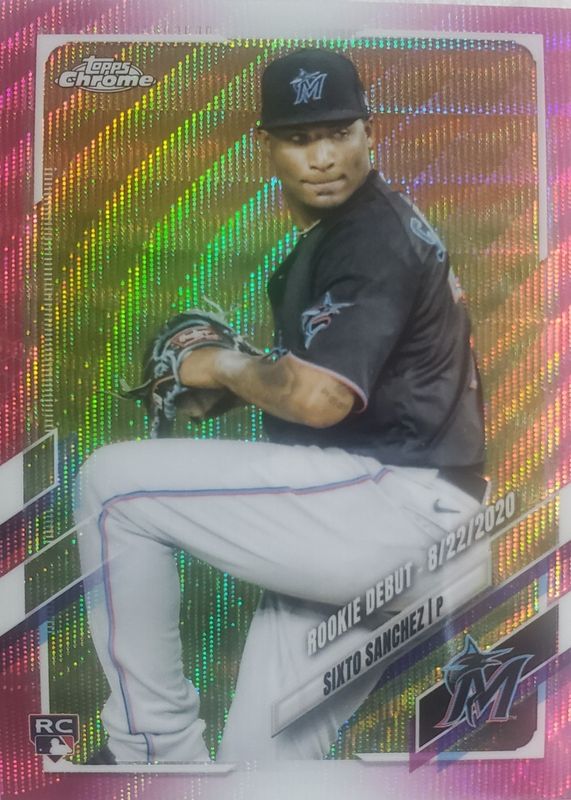 2021 Topps Chrome Update #USC90 Rookie Debut - Pink Wave Refractor