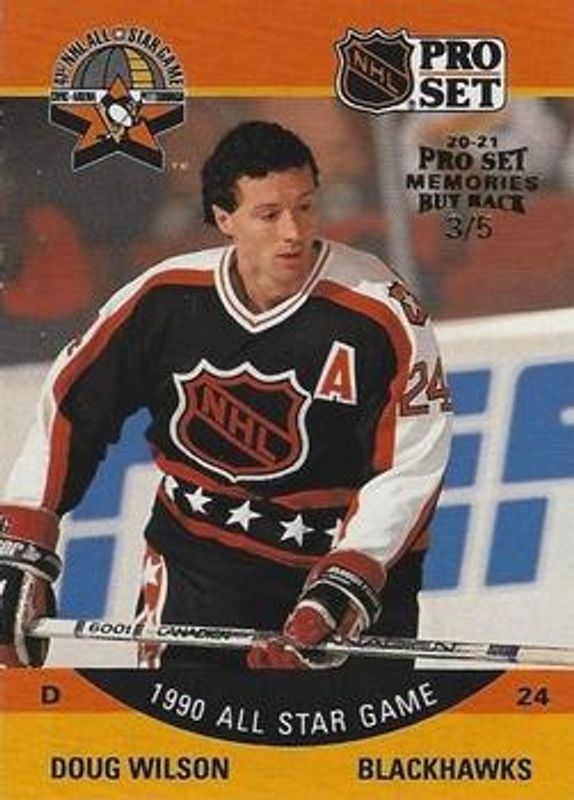 Doug Wilson 2020 Pro Set Memories #346 1990 Buybacks Gold /5 Price ...