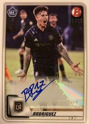 2020 Bowman MLS #AU-BR Autographs /10