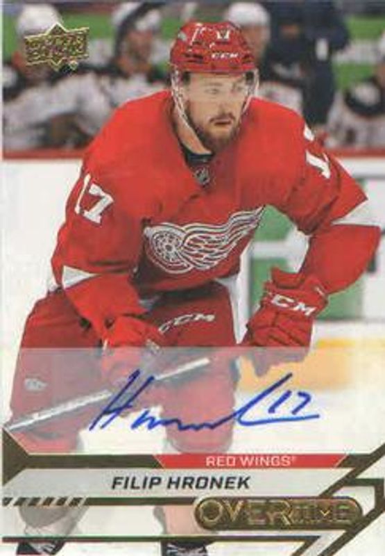 2020 Upper Deck Overtime #20 Gold Foil Autographs