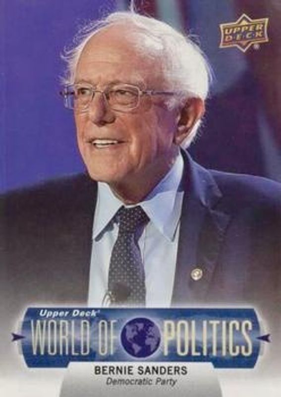 2020 Upper Deck Presidential Weekly Packs #PC-BS World of Politics Primary Candidates