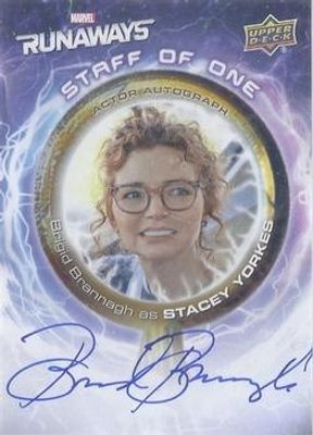 2020 Upper Deck Marvel's Runaways #SOO-BB The Staff of One Autographs