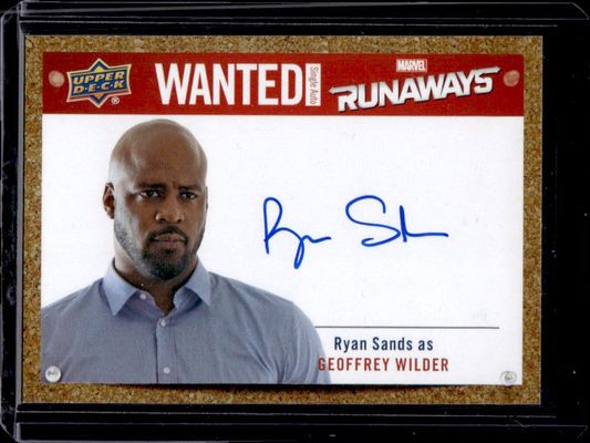 2020 Upper Deck Marvel's Runaways #W-RS Wanted Autographs