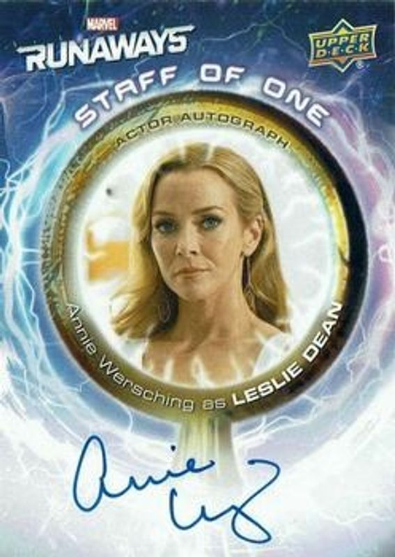 2020 Upper Deck Marvel's Runaways #SOO-AW The Staff of One Autographs