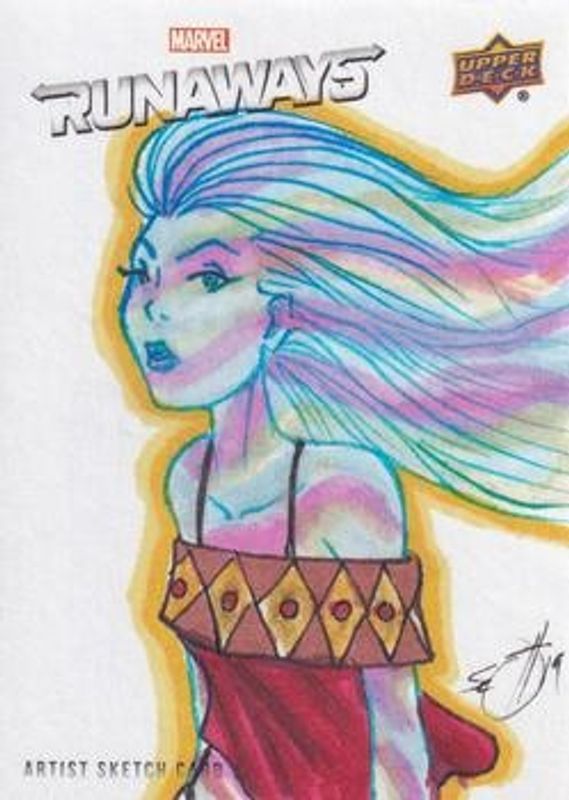 2020 Upper Deck Marvel's Runaways Sketches
